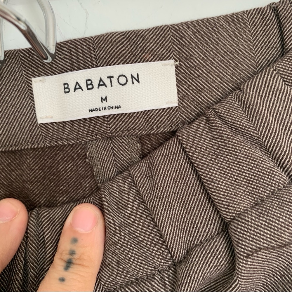 BABATON BROWN DRESS PANTS - Picture 3 of 8